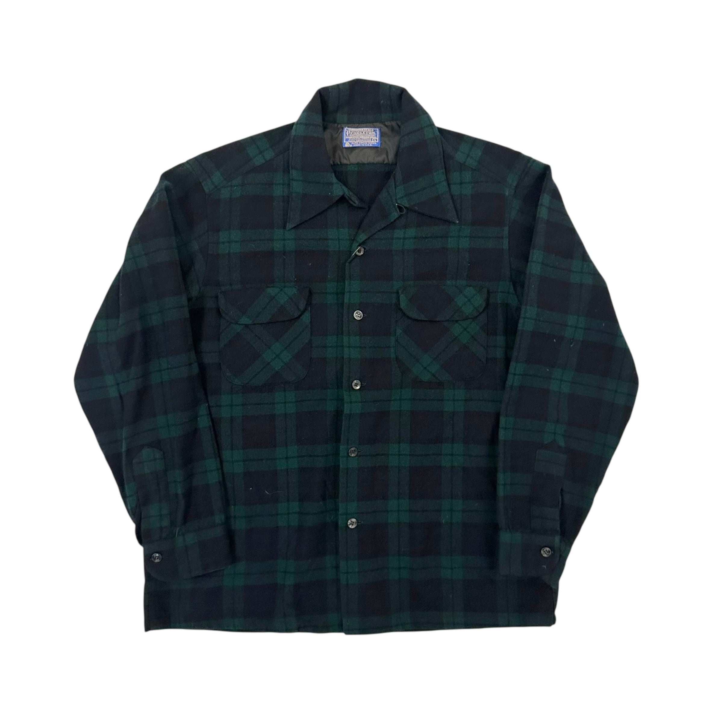 70s Pendleton Boad Shirt BLACK WATCH | BerBerJin Yuhodo