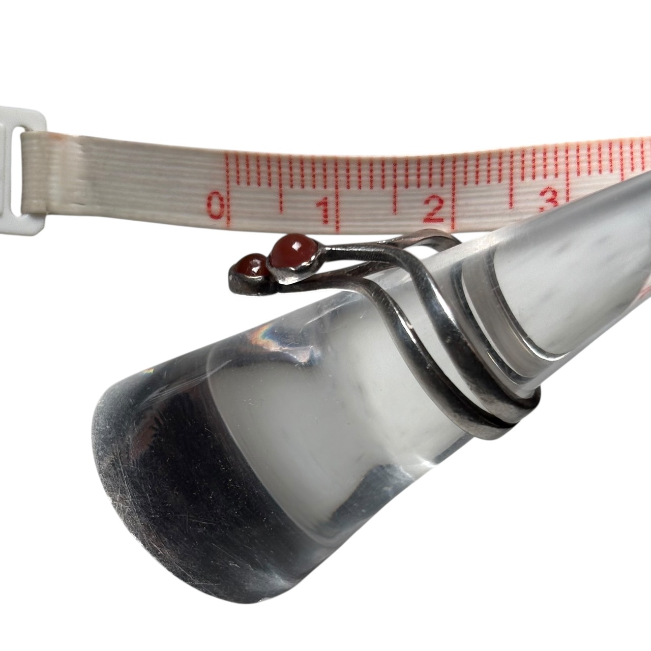 vintage silver Carnelian ring