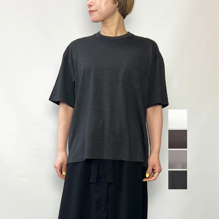 awasa アワサ super 100's wool t-shirts aws5-cs008 [送料無料