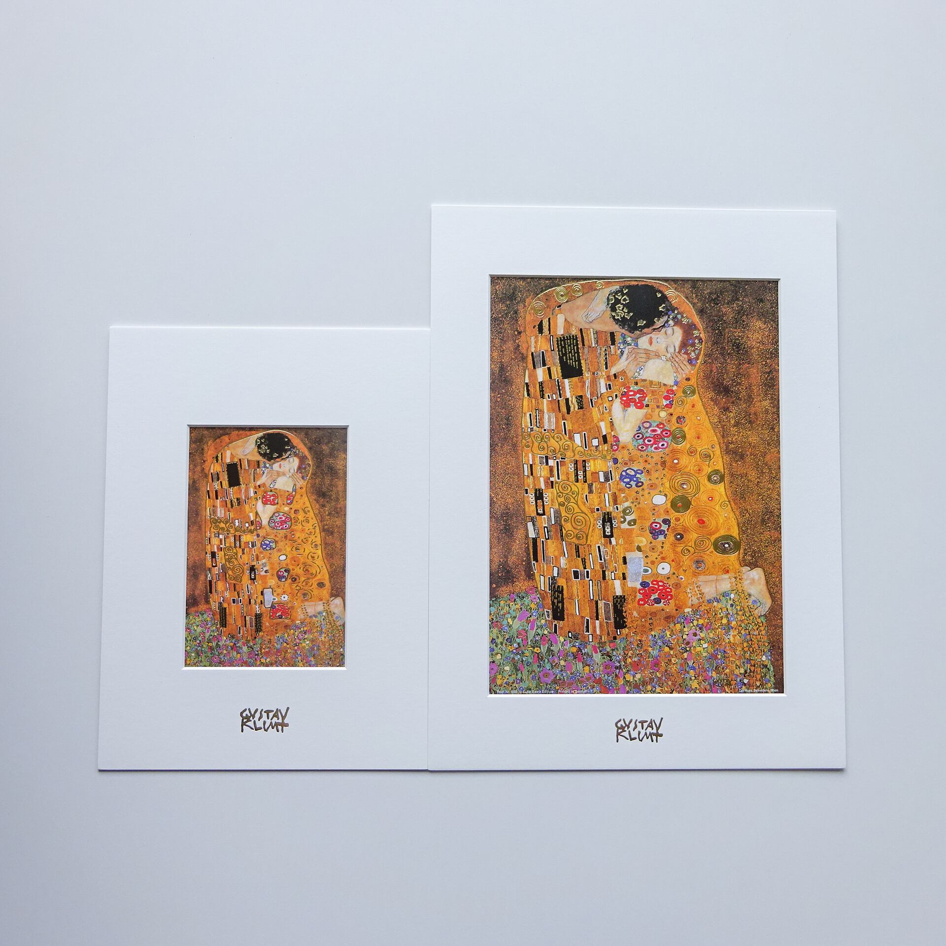 クリムト パスパルトゥー大『接吻』複製画 PASS-BIG-888