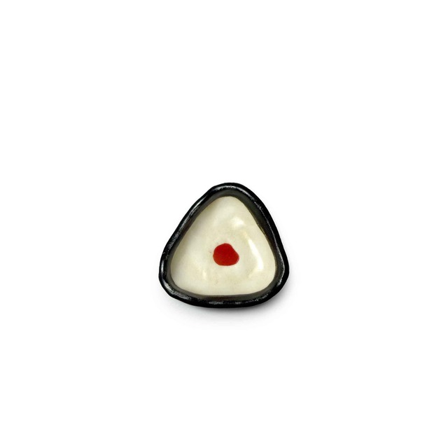 【atelier qucchane】おにぎり皿 梅 小 [やちむん]