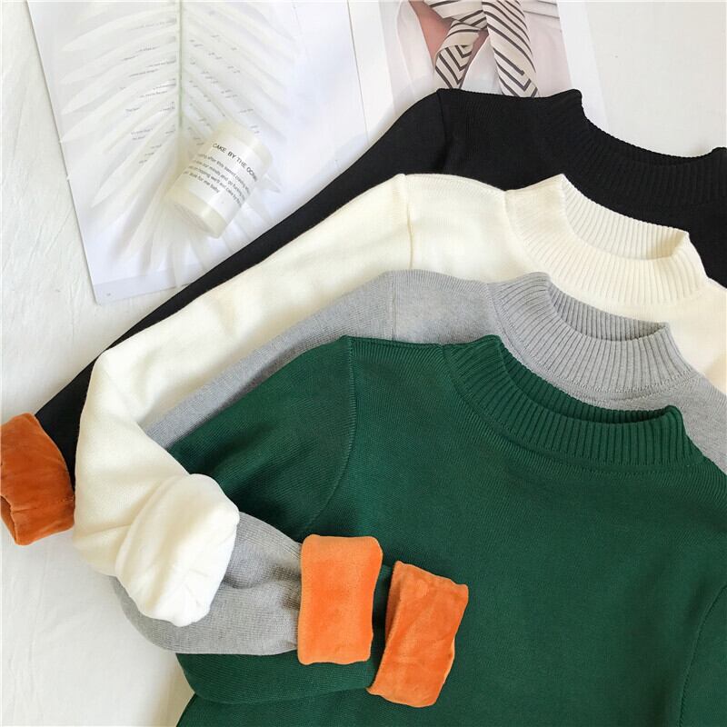 ベルベットニットセーター トップス ウィンター 冬物 萌量不足35353070831