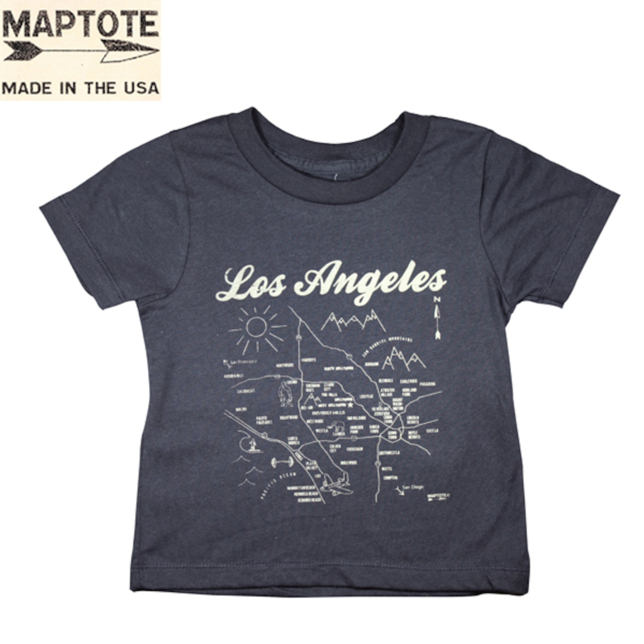 ［MAPTOTE］Ｔシャツ キッズ｜Los Angels-Navy