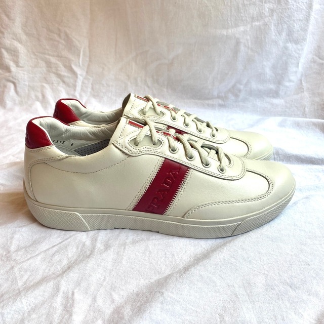 PRADA "Red Line" Sneakers #01 -Dead Stock!- | CARBOOTS
