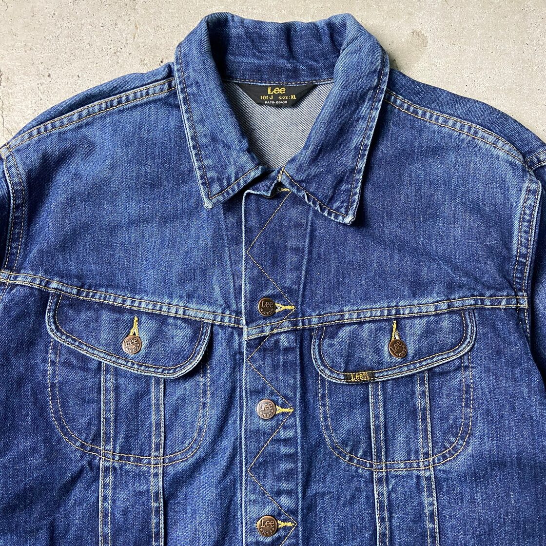 70〜80年代 ユーロ Lee リー 101-J デニムジャケット メンズXL 古着 