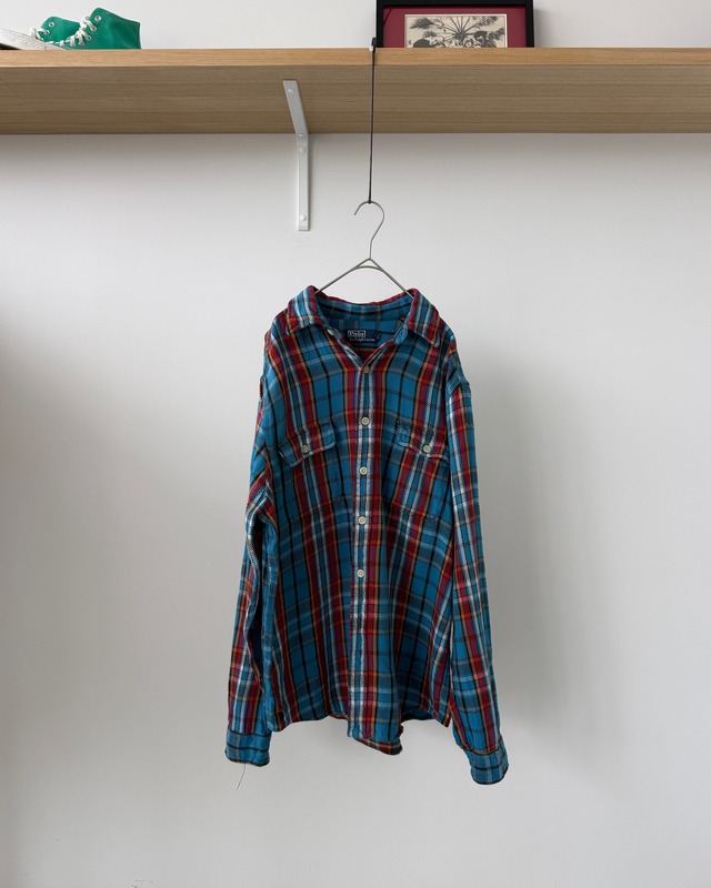 -Polo by Ralph Lauren- Vintage 80s L Flannel shirt