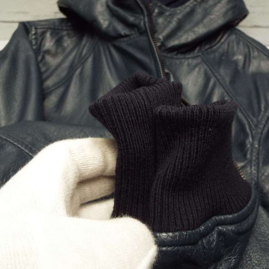 美品】ヒステリックグラマー フーデッド レザージャケット S 豚革