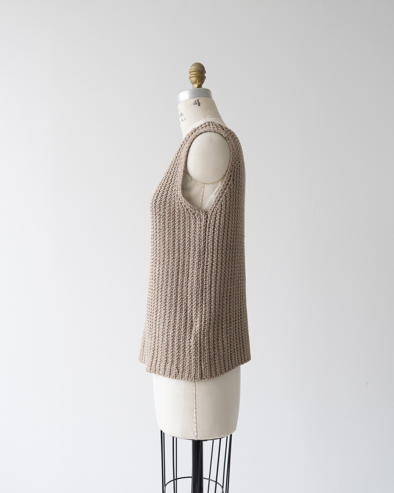 〈Hermès by martin margiela〉Sleeveless Knit