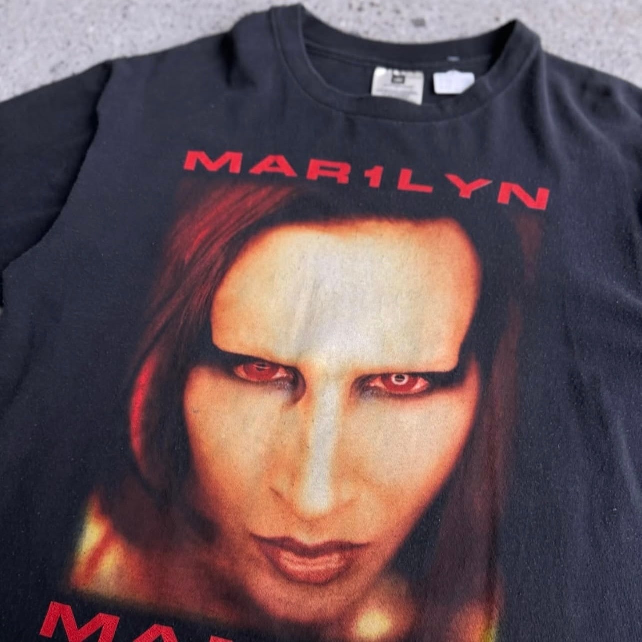 最優良個体】90's Marilyn Manson Tee “BIGGER THAN SATAN” | spike osu
