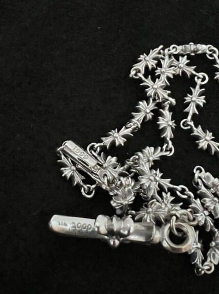 j＆z　k18 アイボリータワー　重さ10グラム　クロムハーツ CHROME HEARTS クロムハーツ 18KWG ダイヤネックレス | chromehearts