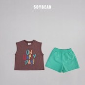 【取寄/韓国直送】SOYBEAN 26/SM レインボー上下セット|夏服|韓国子供服