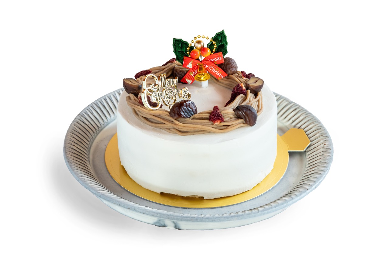 11/26〜販売開始⭐︎オンライン限定!パピヨンスュルテールさんのクリスマスケーキ(モンブランショート)冷蔵