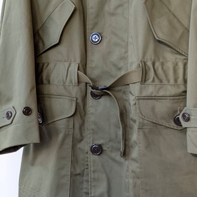 Soundman C/Nフードロングコート Selby （Olive Green） | C.COUNTLY