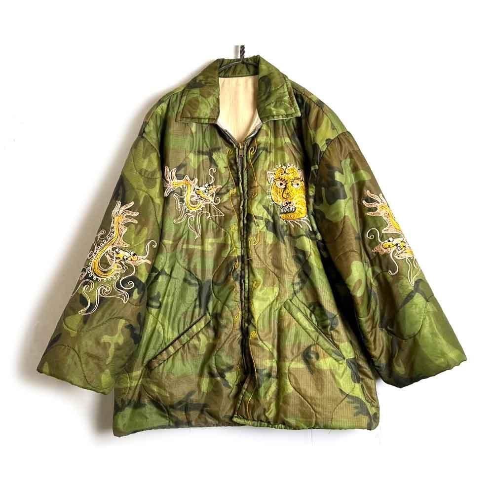 60s Vietnam War Souvenir Jacket ベトジャン 当時 Vintage 1960's Vietnam Souvenir Cotton Jacket – Afterlife Boutique
