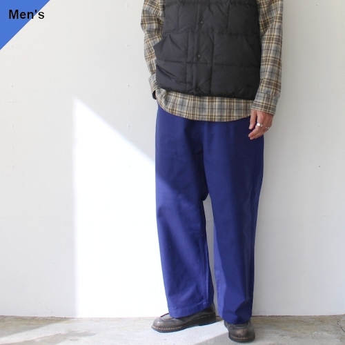 weac. コットンドリルワークトラウザー FRENCHWORK WIDE PANTS　（French Navy）