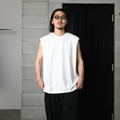 KUON / Boro Patched Sleeveless Top