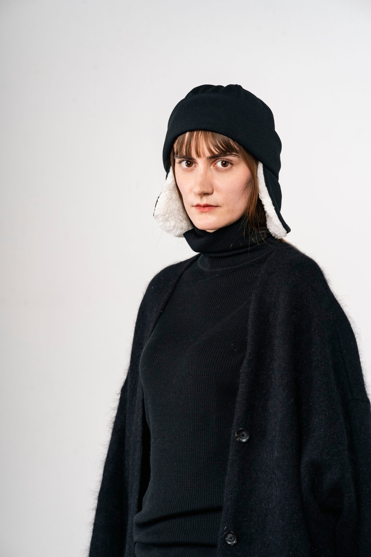 ニットCAP with dogear