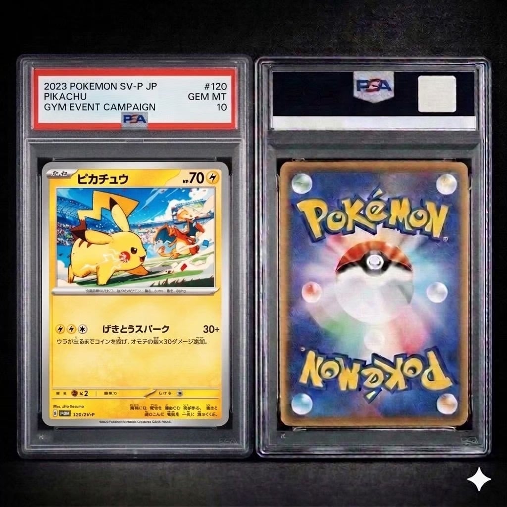ポケモンカード引退品　ピカチュウ げきとうスパーク120/SV-P psa10 ✓【PSA10最高評価】ピカチュウ げきとうスパーク 120/SV-P プロモ