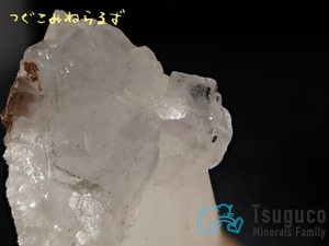 フローライト・オン・クォーツ 蛍石 Fluorite 中国 TM-0052