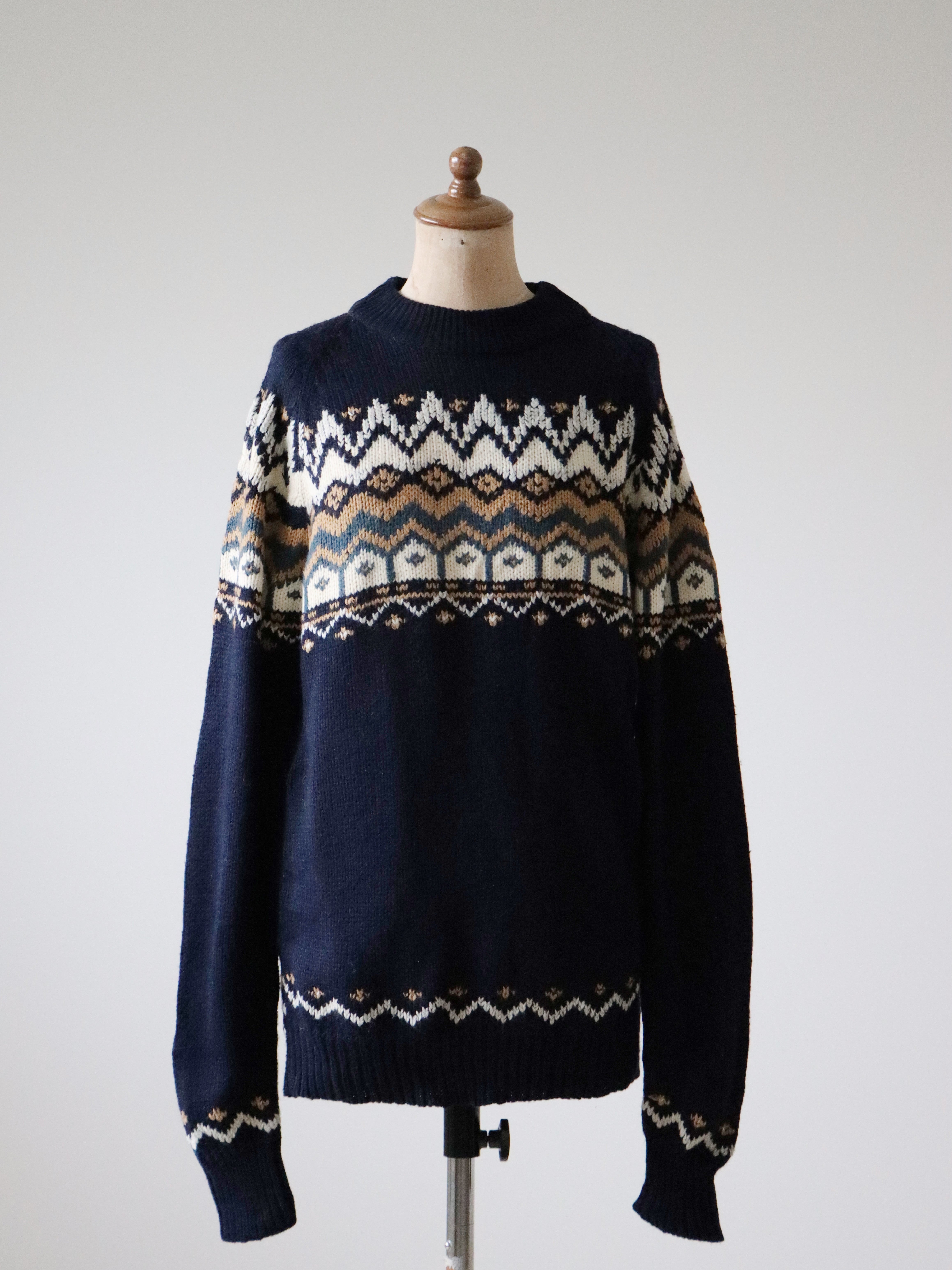 vintage nordic sweater②