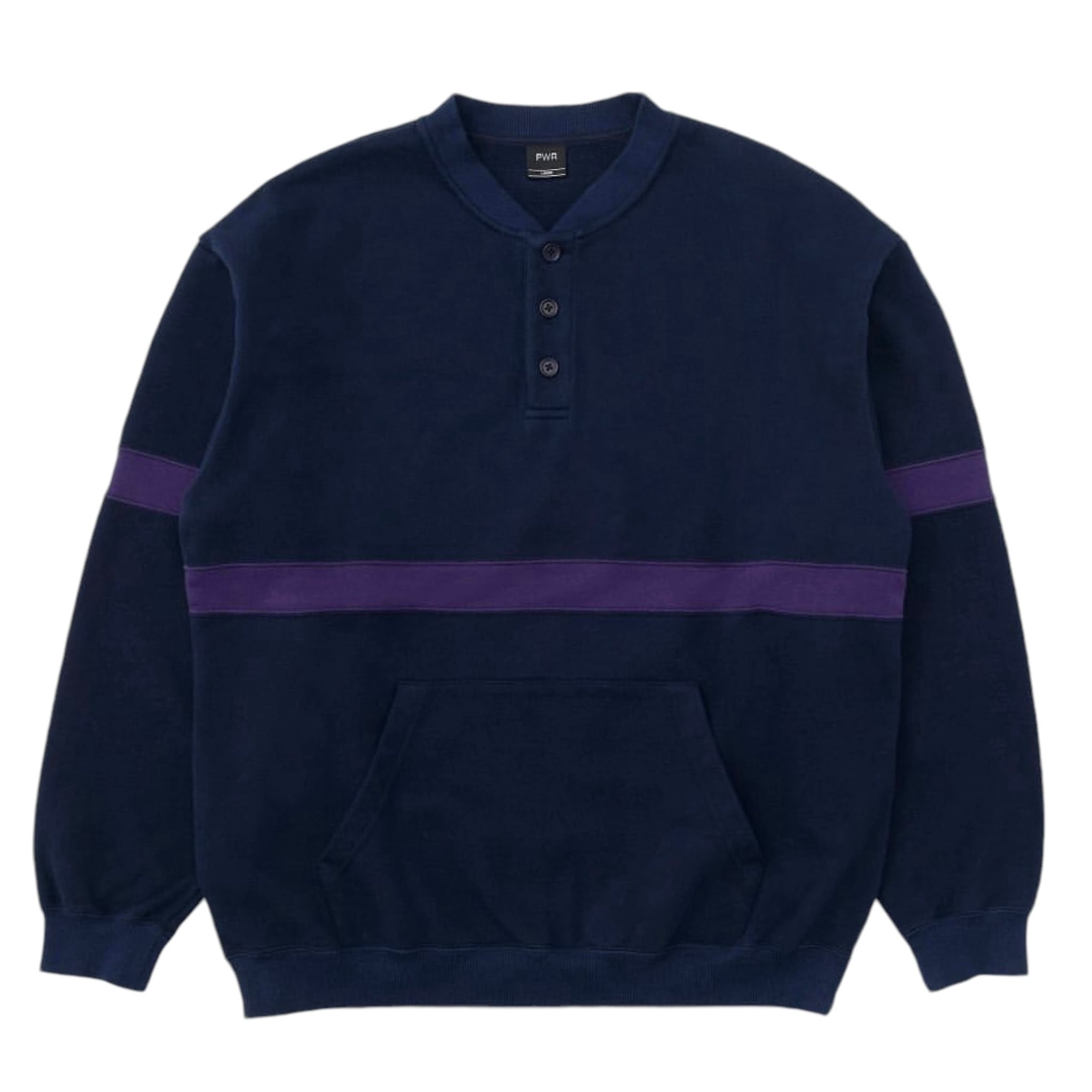 PWA / HEAVY KANOKO HENRYNECK POLO NAVY | THE NEWAGE CLUB PWA / HEAVY KANOKO HENRYNECK POLO NAVY | THE NEWAGE CLUB