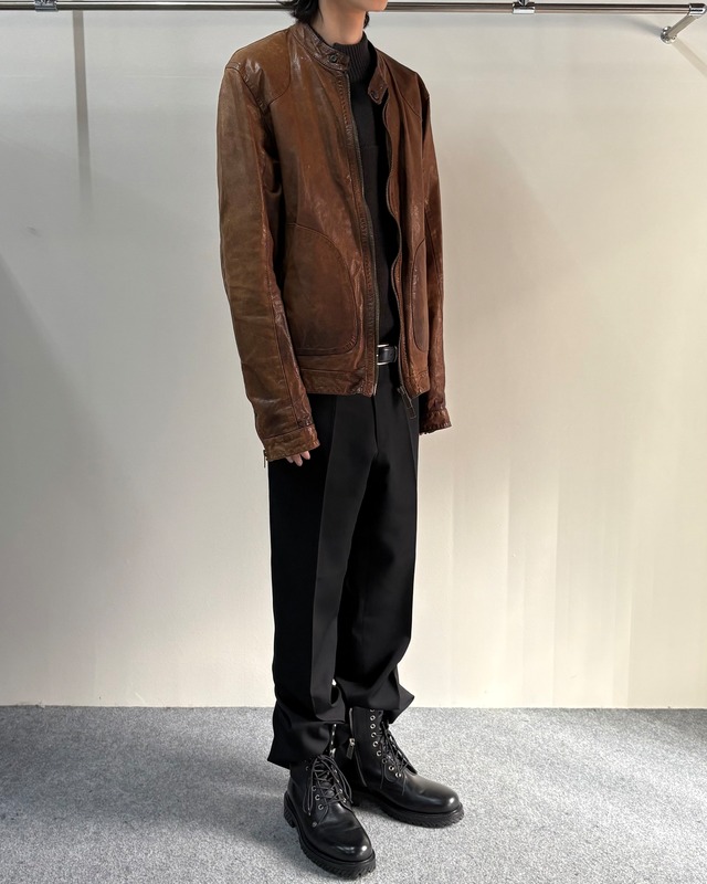【ARMANI JEANS】single riders blouson