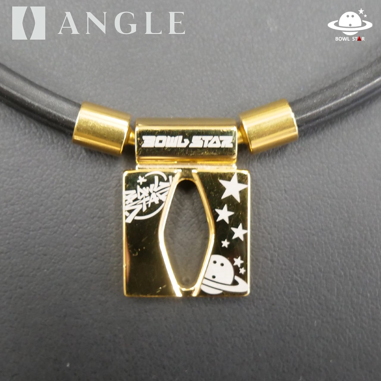ANGLE（アングル）01NECKLESS ゴールド　Mサイズ ANGLE x BOWLSTAR e.MODEL 01 NECKLACE GOLD [AN-01]（アングル x