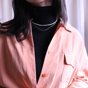 オーバーシャツ　　　キャロットオレンジ