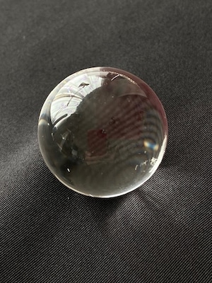 水晶丸玉　約31mm