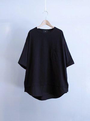 Garage.U.W Baggy LayerTee BLACK