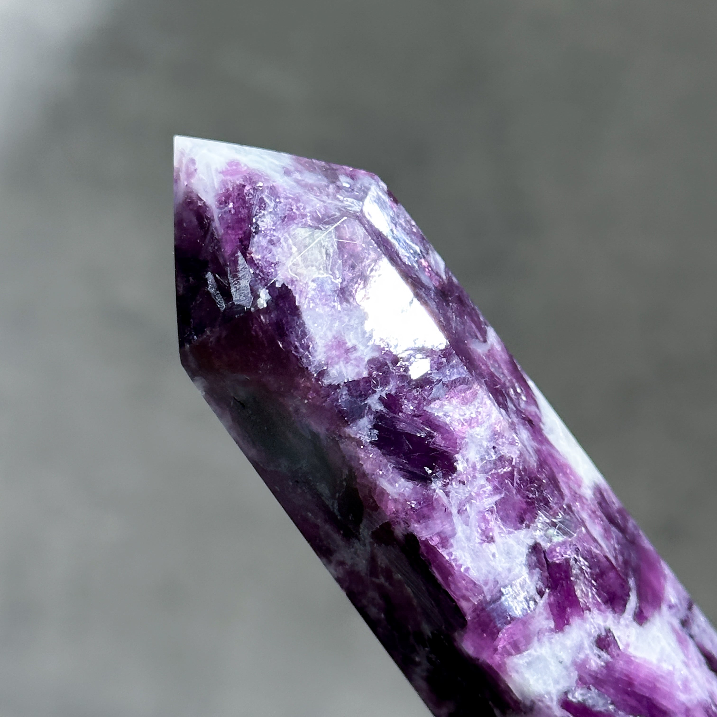 レピドライト タワー型15◇ Lepidolite ◇天然石・鉱物