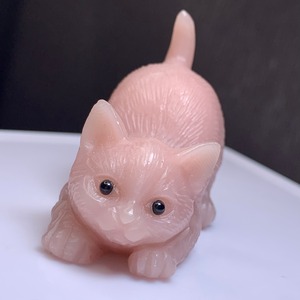 15.ピンクオパール猫・インテリア