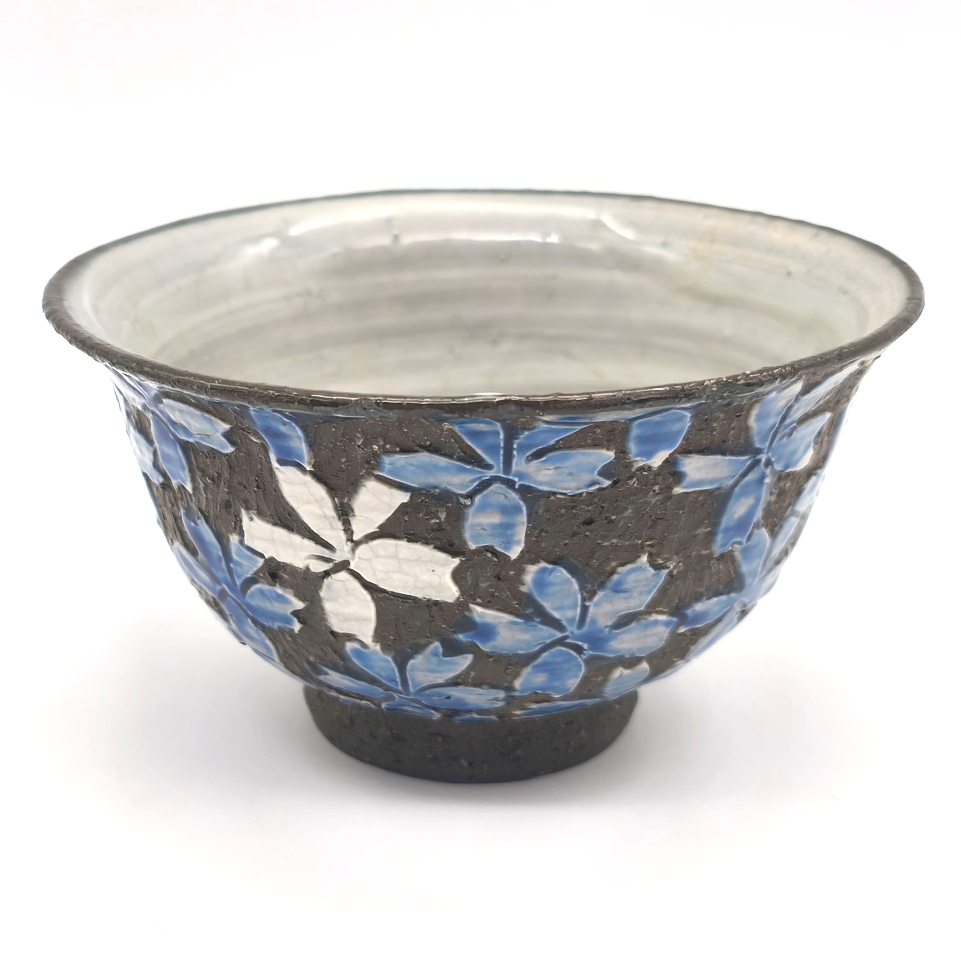 有田焼・山徳・大絵皿・染付・山水図・No.200214-07・梱包サイズ100