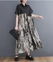 大きいサイズ レディース ロング　ワンピース　春夏 秋 新品 半袖