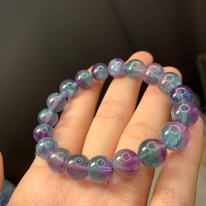 f71幻想的な色合い♪フローライトブレスレット