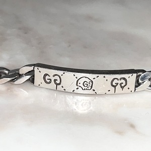 GUCCI silver bracelet " Gucci ghost "