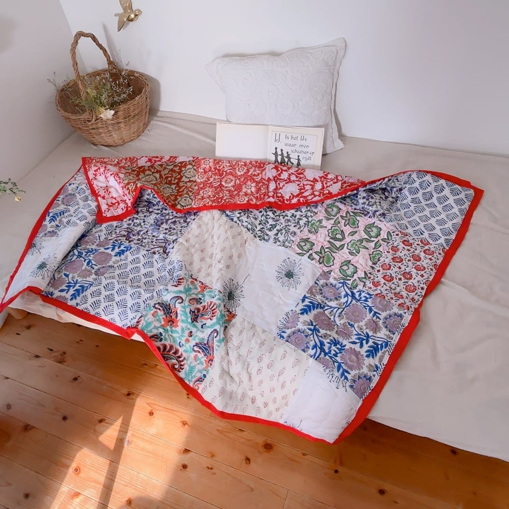 綿入りキルト | ブロックプリントキルト専門店 KUUP / カンタキルト