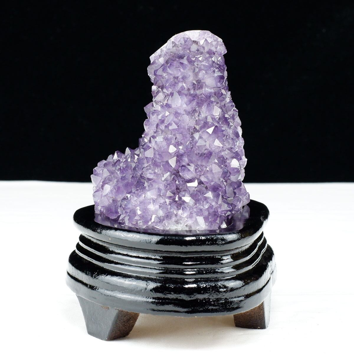 アメジスト クラスター ウルグアイ産 アメジスト 原石 amethyst 台座付属 一点物 182-8833
