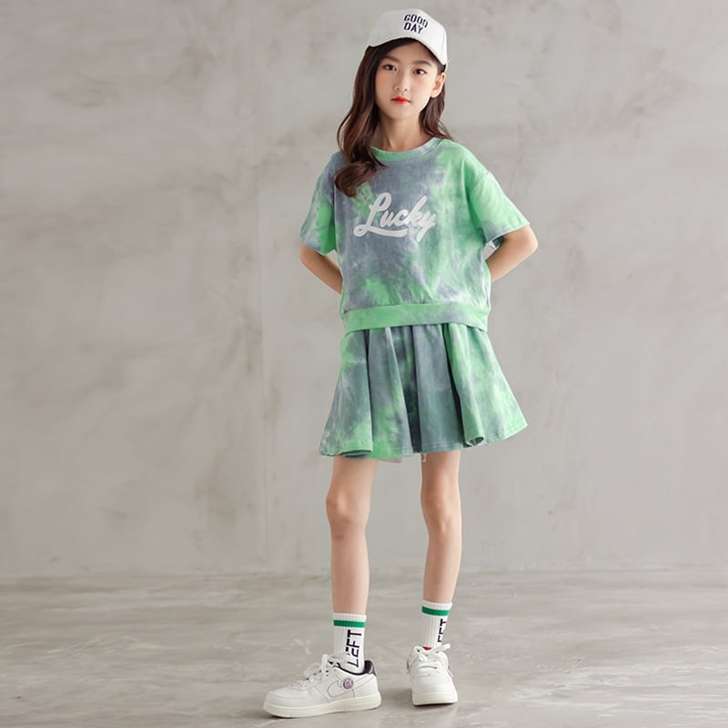 スポーツウェア スウェット 上下セット 女の子 子供 キッズ tシャツ 半袖Tシャツ セットアップ スカパン スカートパンツ ジャージ トレーナー  120 130 140 150 160 165 primarc