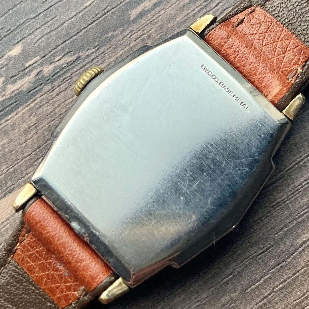 エルジン ELGIN アンティーク 腕時計 手巻き メンズ トノー型