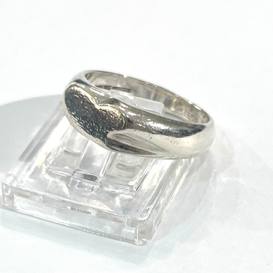 TIFFANY&CO】【18号 】2599 シグネットハートリングシルバーリング