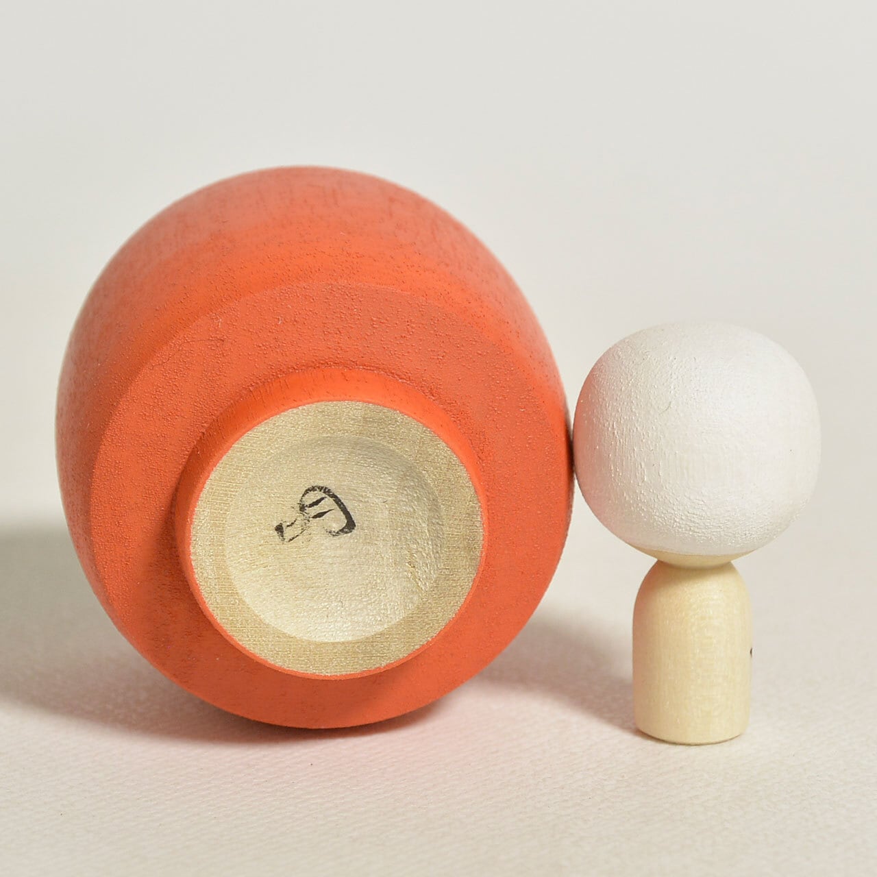 おしるこちゃんこけし 約1.5寸 約4.5cm 鈴木明 工人（作並系）#2336
