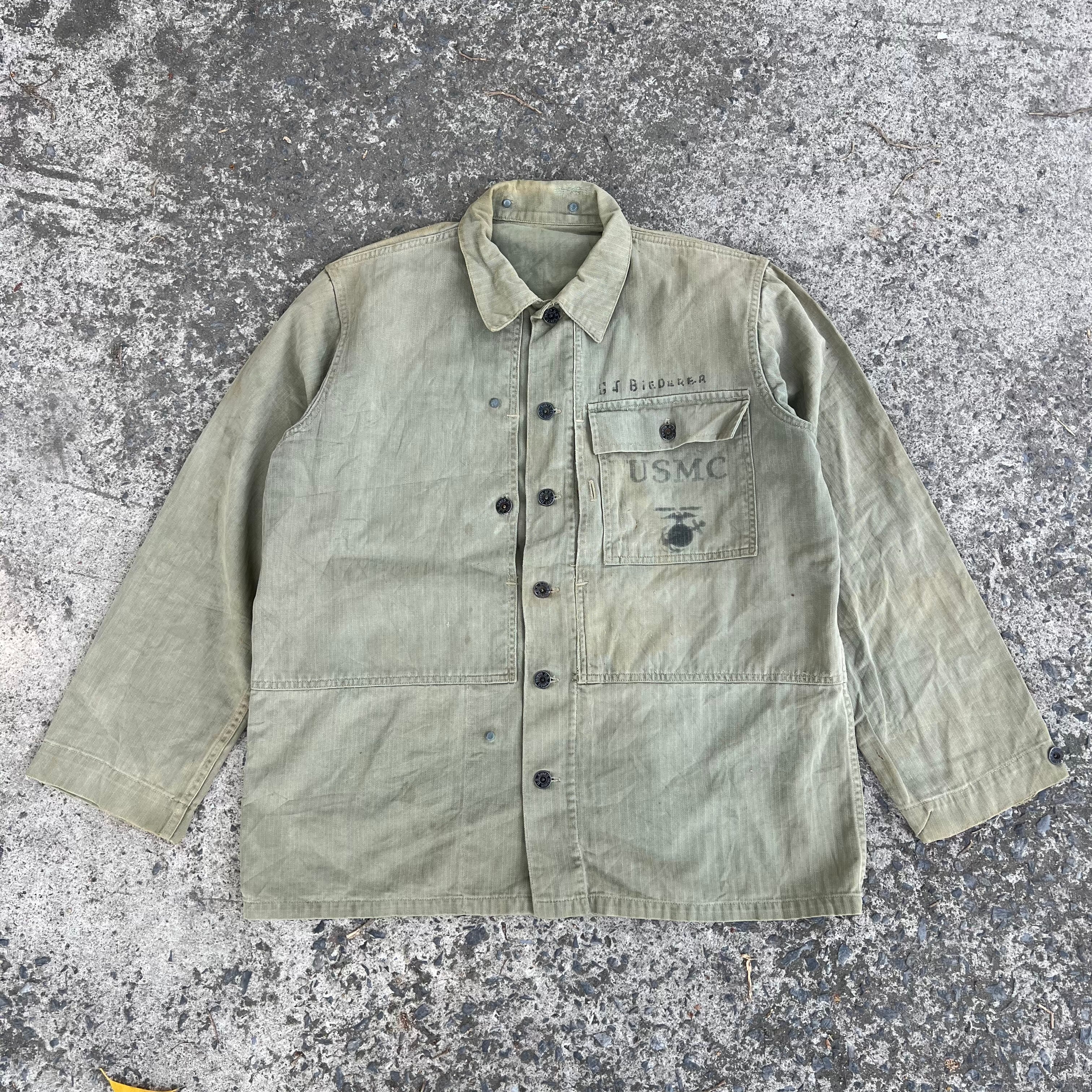 40s USMC P-44 JACKET P-44 マリンコープ ヘリンボーンジャケット