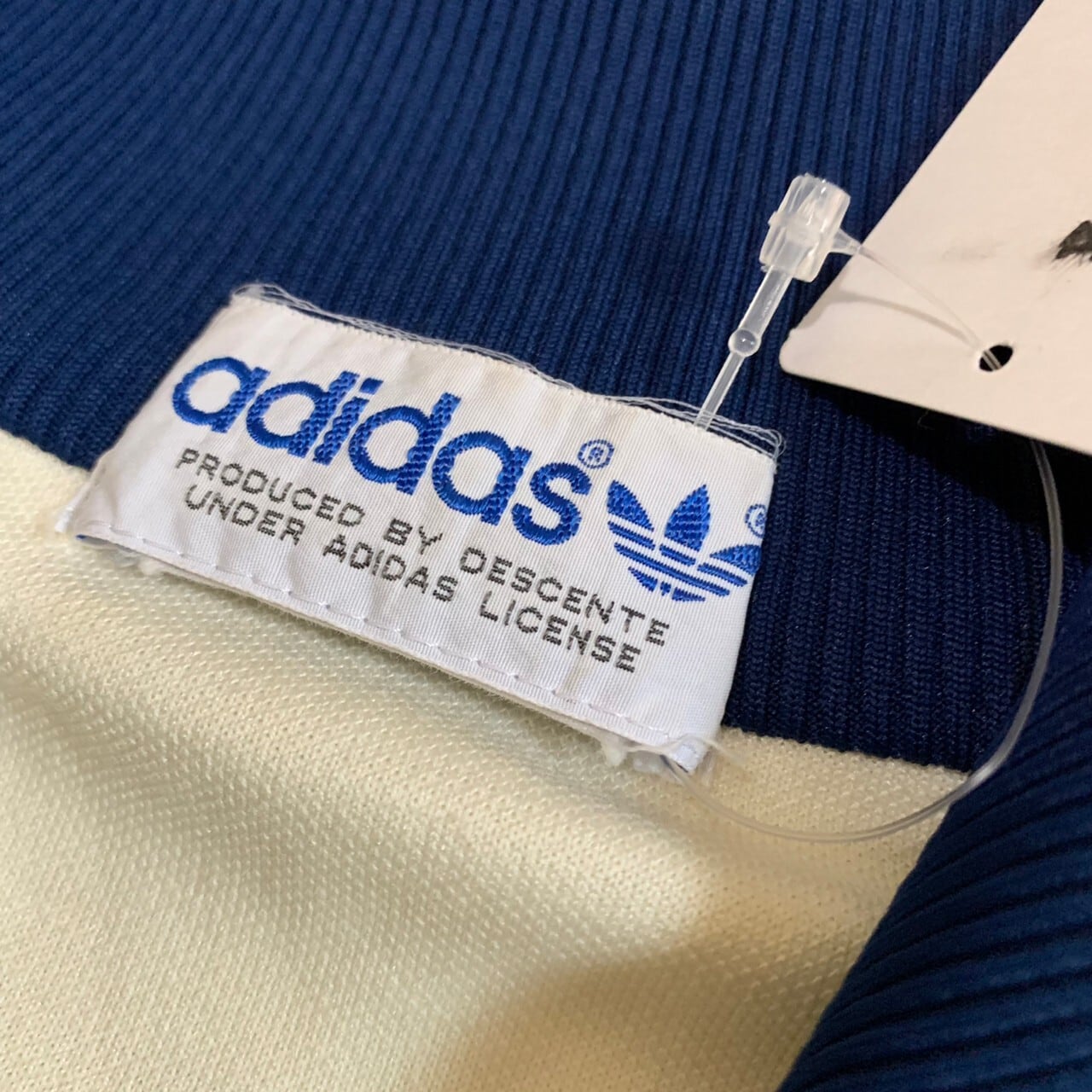 80s adidas アディダス トラックジャケット ジャージ 西ドイツ デサント製 白 5号　　商品番号389 | FREEKS WEAR  powered by BASE