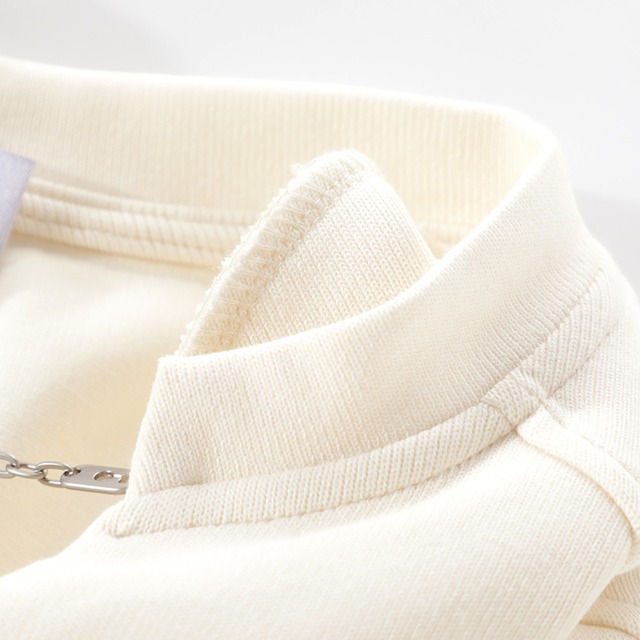 chain v-neck sweatshirt L0046