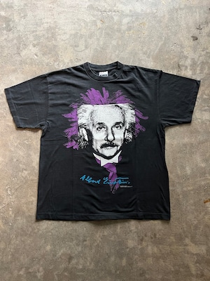 Albert Einstein E=mc2 アインシュタイン グラフィックTシャツ XL ブラック