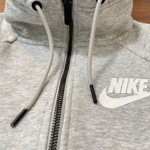 【NIKE】ハーフジップ スウェット ワンポイント ロゴ ナイキ S ラグラン カンガルーポケット US古着