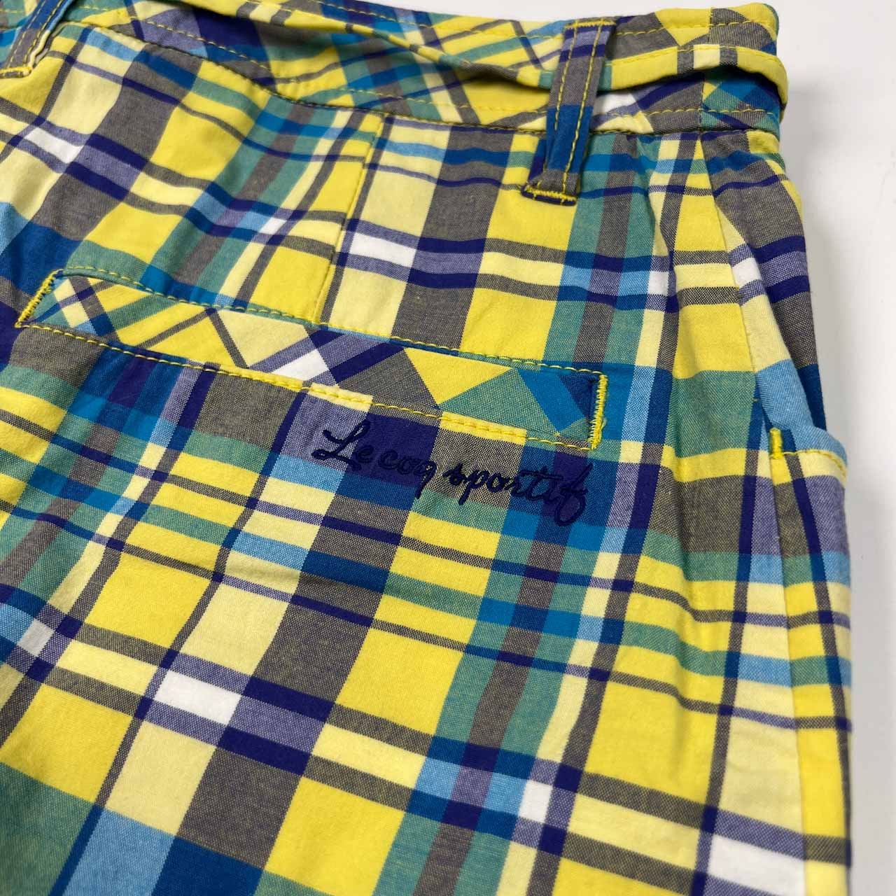 le coq sportif GOLF ルコックスポルティフ ゴルフ チェック柄 キュロット スカート サイズ 7 /レディース