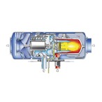Formosa Japan 4KW 24V 軽油（灯油） ディーゼル車用 エア パーキング ヒーター（船舶、トラック、バン、キャンピングカー、バス等）