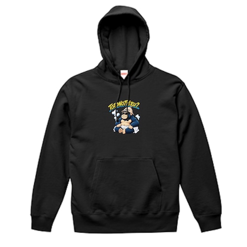 "ENJOY THE GOOD TIMES" ととのいサウナゴリラ プルオーバーパーカ